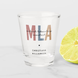 Personalisierter MLA Medical Laborant Schnapsglas