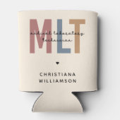 Personalisierter MLT Medizinischer Labortechniker Dosenkühler (Rückseite)