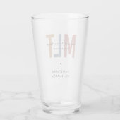 Personalisierter MLT Medizinischer Labortechniker Glas (Rückseite)
