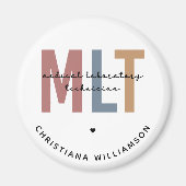 Personalisierter MLT Medizinischer Labortechniker Magnet (Vorne)
