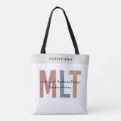 Personalisierter MLT Medizinischer Labortechniker Tasche (Rückseite)