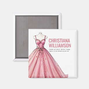 Personalisierter Mode Designer Stylist Graduate Magnet