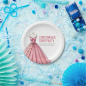 Personalisierter Mode Designer Stylist Graduate Pappteller (Party)
