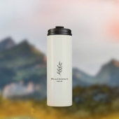 Personalisierter, moderner Bauernstil Thermosbecher