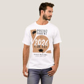 Personalisierter moderner Bogen 2026 Stolz Eltern  T-Shirt (Vorne ganz)