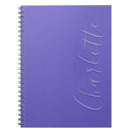 Personalisierter moderner Chic Lila Notizblock