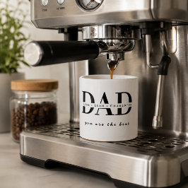 Personalisierter moderner DAD-Espressobecher Espressotasse
