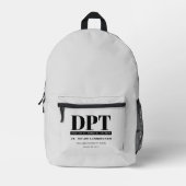 Personalisierter moderner DPT Arzt für Physikalisc Bedruckter Rucksack (Vorderseite)