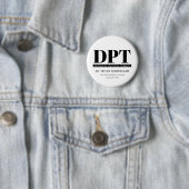 Personalisierter moderner DPT Arzt für Physikalisc Button (Beispiel)