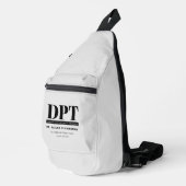 Personalisierter moderner DPT Arzt für Physikalisc Crossbody Bag (Rechte Ecke)