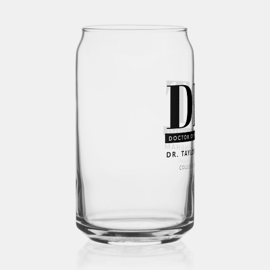 Personalisierter moderner DPT Arzt für Physikalisc Dosenglas (Rechts)