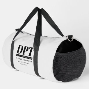 Personalisierter moderner DPT Arzt für Physikalisc Duffle Bag