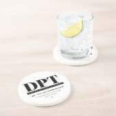 Personalisierter moderner DPT Arzt für Physikalisc Getränkeuntersetzer (Seite)