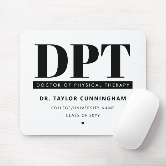 Personalisierter moderner DPT Arzt für Physikalisc Mousepad (Mit Mouse)