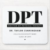 Personalisierter moderner DPT Arzt für Physikalisc Mousepad (Vorne)
