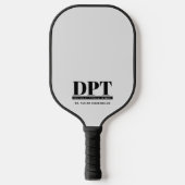 Personalisierter moderner DPT Arzt für Physikalisc Pickleball Schläger (Vorderseite)