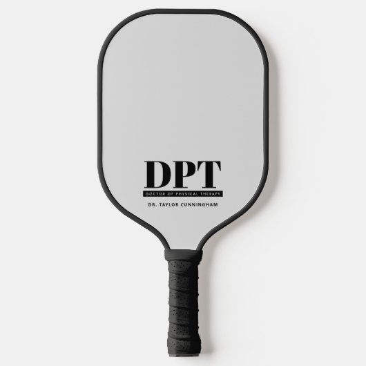 Personalisierter moderner DPT Arzt für Physikalisc Pickleball Schläger (Vorderseite)