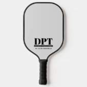Personalisierter moderner DPT Arzt für Physikalisc Pickleball Schläger (Rückseite)