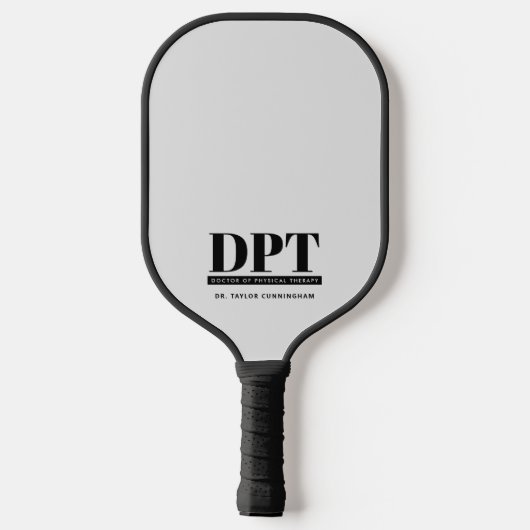 Personalisierter moderner DPT Arzt für Physikalisc Pickleball Schläger (Rückseite)
