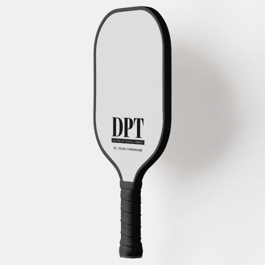 Personalisierter moderner DPT Arzt für Physikalisc Pickleball Schläger (Links)