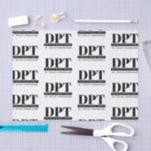 Personalisierter moderner DPT Arzt für Physikalisc Seidenpapier (Handwerk)