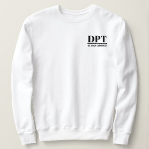 Personalisierter moderner DPT Arzt für Physikalisc Sweatshirt