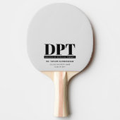Personalisierter moderner DPT Arzt für Physikalisc Tischtennis Schläger (Vorderseite)