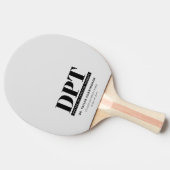 Personalisierter moderner DPT Arzt für Physikalisc Tischtennis Schläger (Seitenansicht)