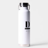 Personalisierter moderner DPT Arzt für Physikalisc Trinkflasche (Vorne)