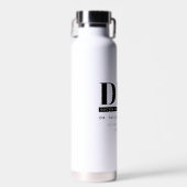Personalisierter moderner DPT Arzt für Physikalisc Trinkflasche (Vorne)