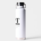 Personalisierter moderner DPT Arzt für Physikalisc Trinkflasche (Rückseite)