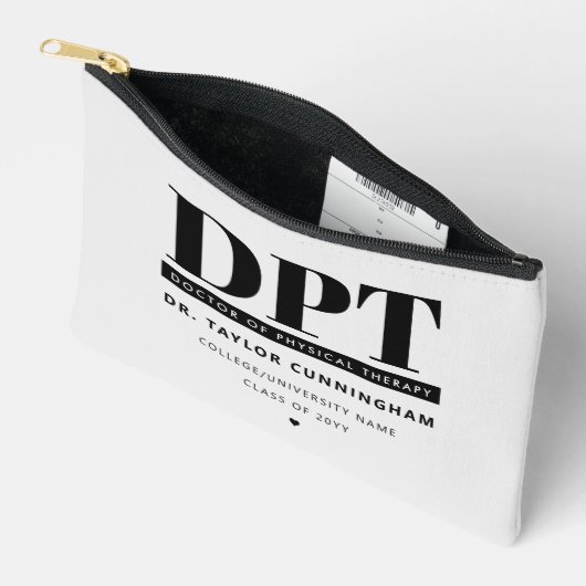 Personalisierter moderner DPT Arzt für Physikalisc Zubehörtasche (Offen)