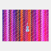 Personalisierter moderner Geigenname Violinist Geb Geschenkpapier Set (Vorderseite 3)