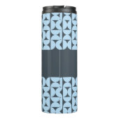 Personalisierter moderner geometrischer Thermobech Thermosbecher (Rückseite)