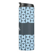 Personalisierter moderner geometrischer Thermobech Thermosbecher (Nach rechts gedreht)
