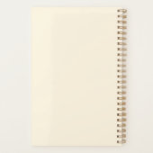 Personalisierter moderner Hübscher Planer (Rückseite)