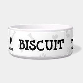 Personalisierter moderner Hund Napf