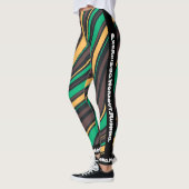 Personalisierter, moderner Marmor Leggings (Links)