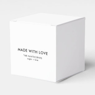 Personalisierter moderner minimalistischer, mit Li Geschenkschachtel