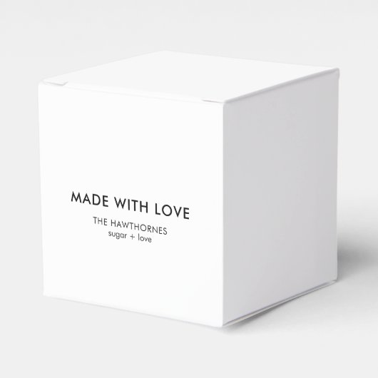 Personalisierter moderner minimalistischer, mit Li Geschenkschachtel (Vorderseite)