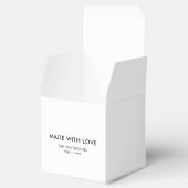 Personalisierter moderner minimalistischer, mit Li Geschenkschachtel (Geöffnet)
