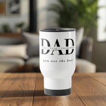 Personalisierter moderner Papa-Reisebecher