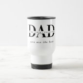 Personalisierter moderner Papa-Reisebecher Reisebecher (Mittel)