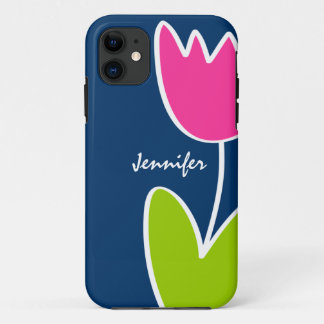 Personalisierter moderner Tulpe iPhone 5/5S Fall Case-Mate iPhone Hülle