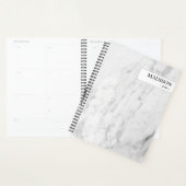 Personalisierter, moderner weißer Marmor Minimalis Planer (Anzeige)