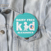 Personalisierter Molkereifreier Button (Beispiel)