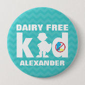 Personalisierter Molkereifreier Button (Vorderseite)