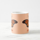 Personalisierter Monarch Butterfly im November Kaffeetasse (Mittel)