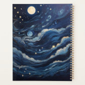 Personalisierter Mond und Sterne Planer (Rückseite)