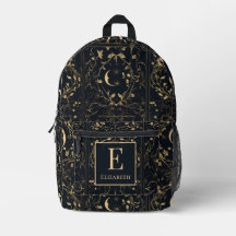 Personalisierter Mondlicht-Botanik-Monogramm-Rucks